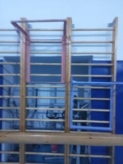 гимнастическая стенка и турник